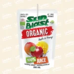 Sunblast Juice Organic Apple Mango 200ml 2