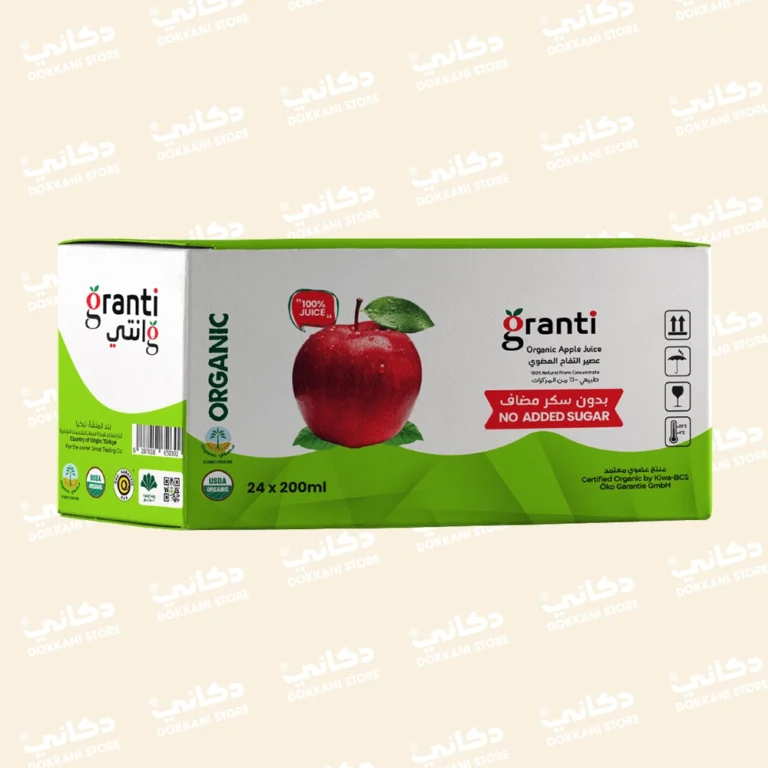 Granti juice organic apple 200ml x24 1