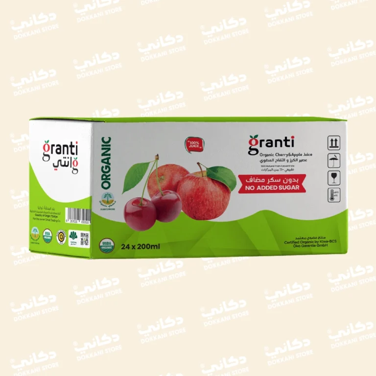 Granti juice organic apple cherry 200ml x24 1